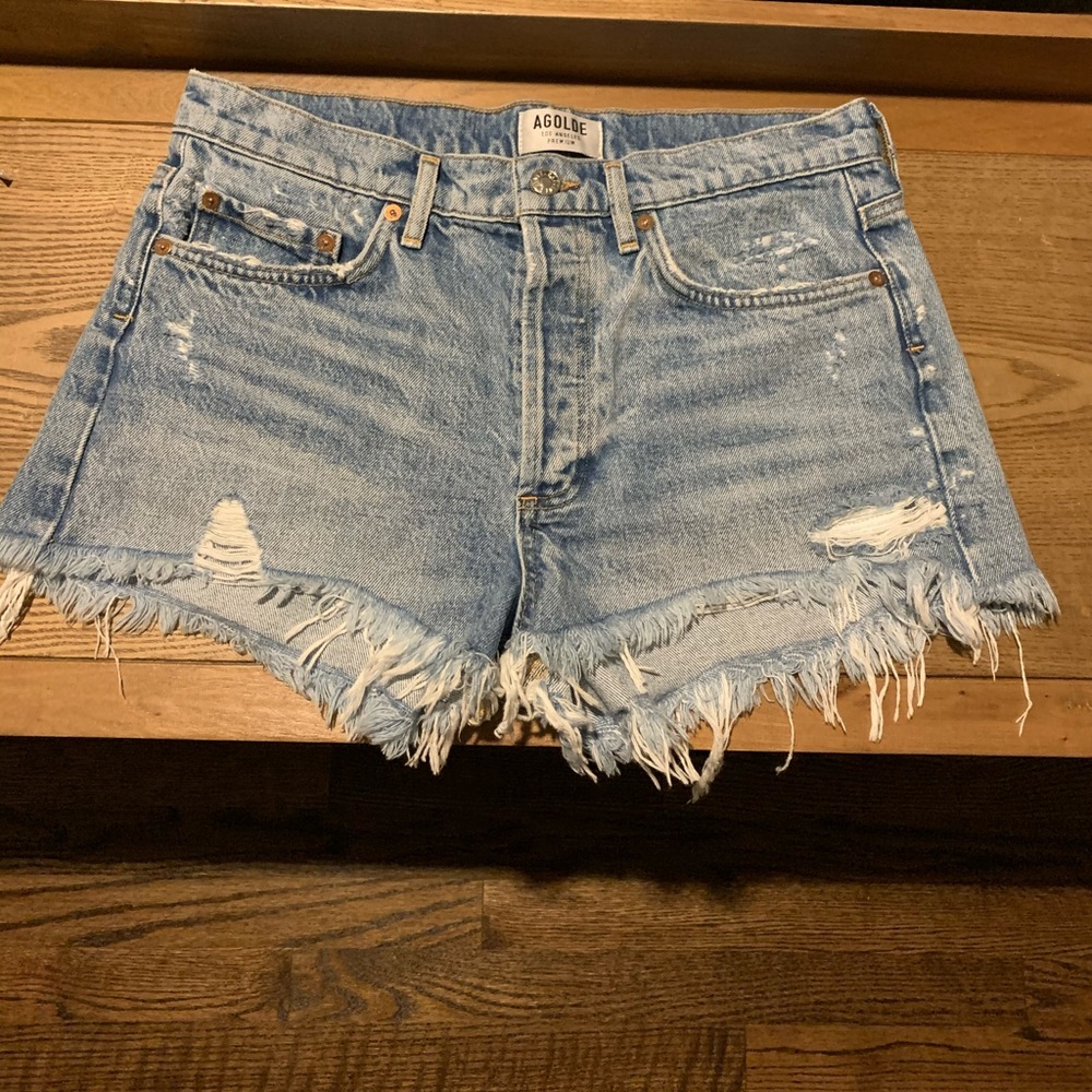 Agolde Parker vintage loose cut off shorts
